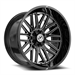 XF Off-Road XF-240 22x12 5x127 5x139.7 -44 Cb 78.1 Gloss Black & Milled