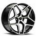 OE. Revolution Z28 22X10 5X120 +25 Cb 71.5 Gloss Black & Machined